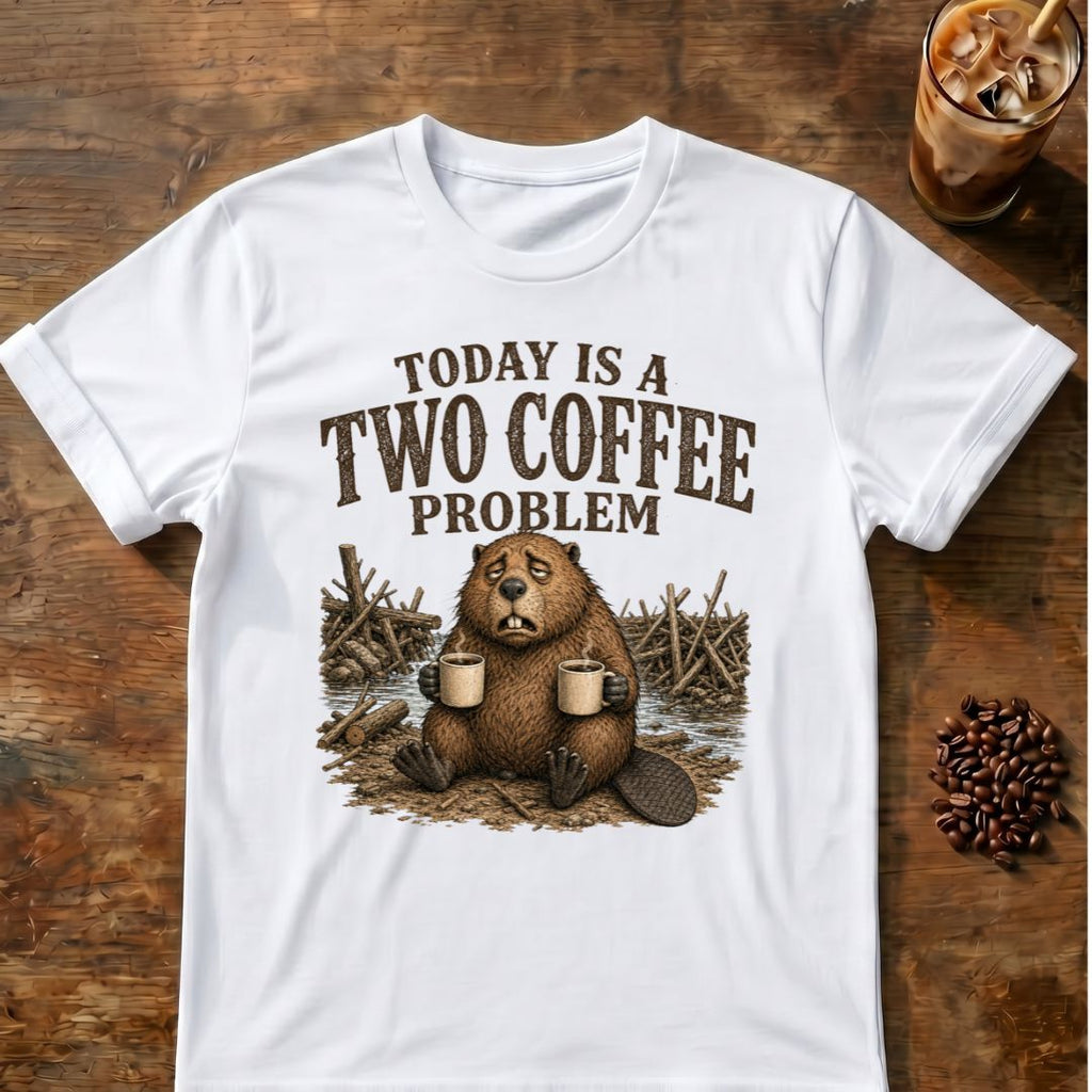 Today Is A Two Coffee Problem Beaver T-Shirt