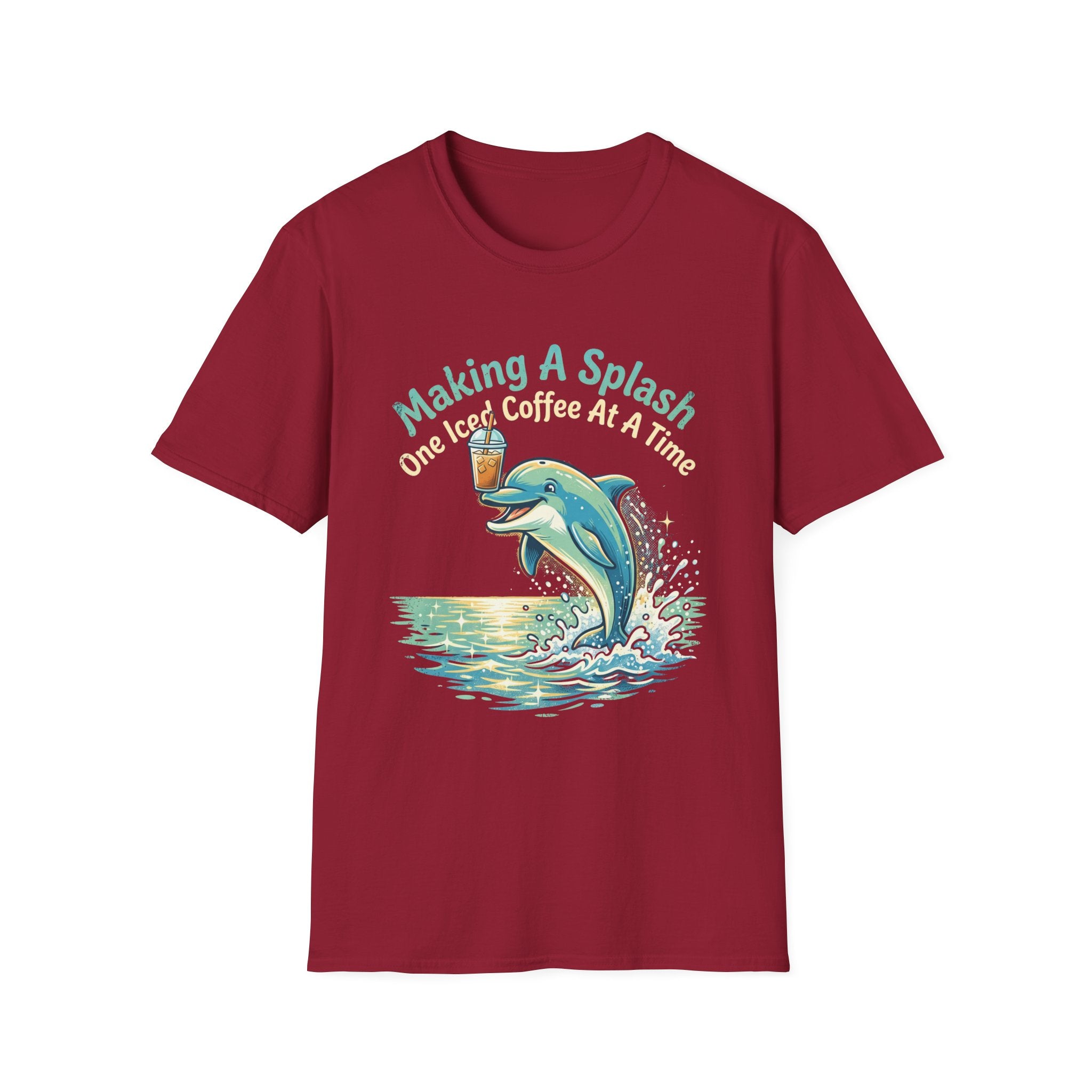 Splash Iced Coffee Dolphin T-Shirt