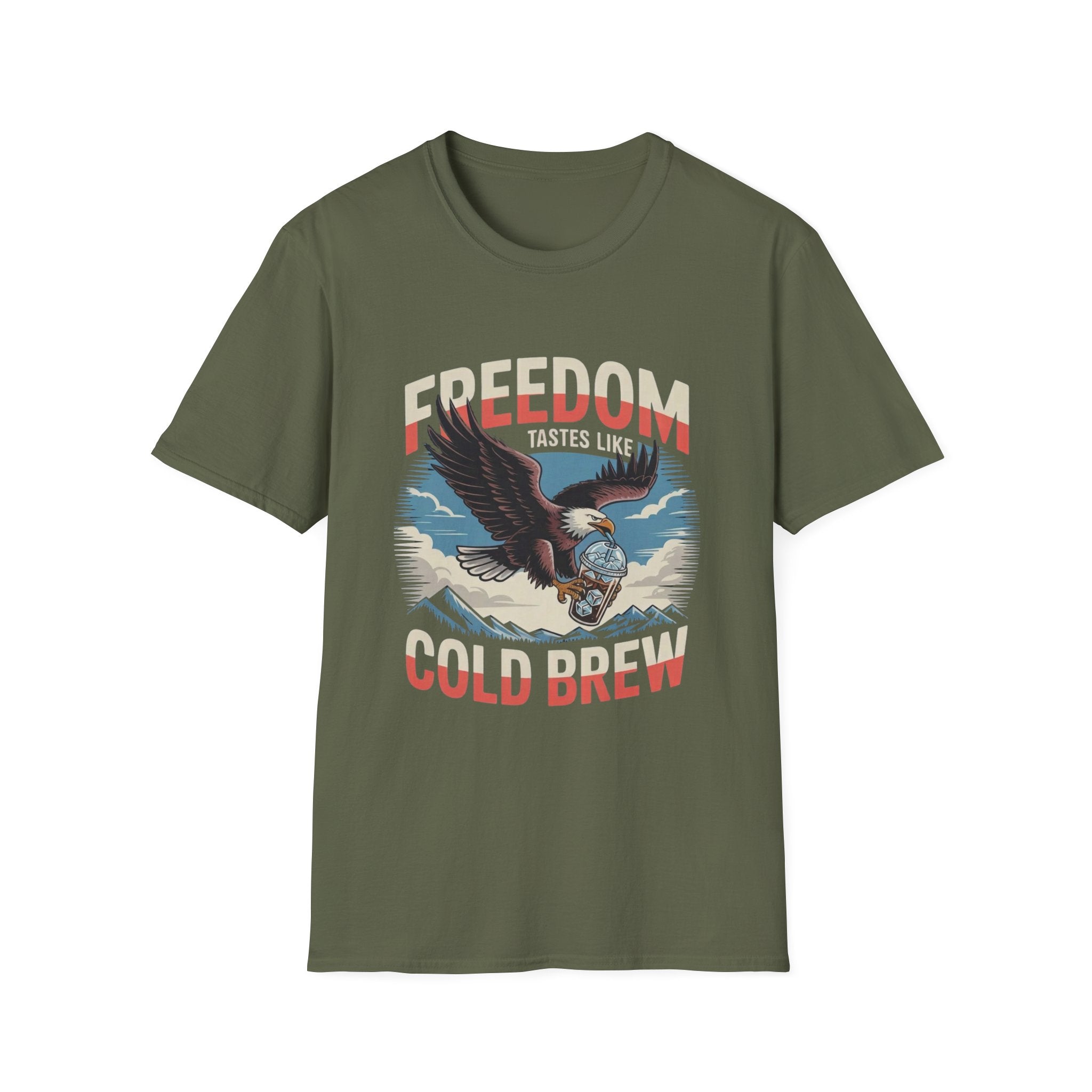 Freedom Tastes Like Cold Brew T-Shirt
