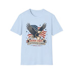 Born Free, Caffeinated Always Patriotic T‑Shirt