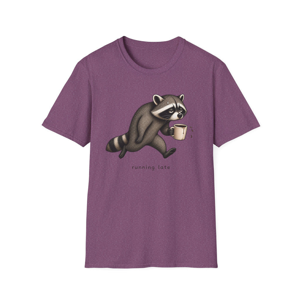 Running Late Raccoon T-Shirt