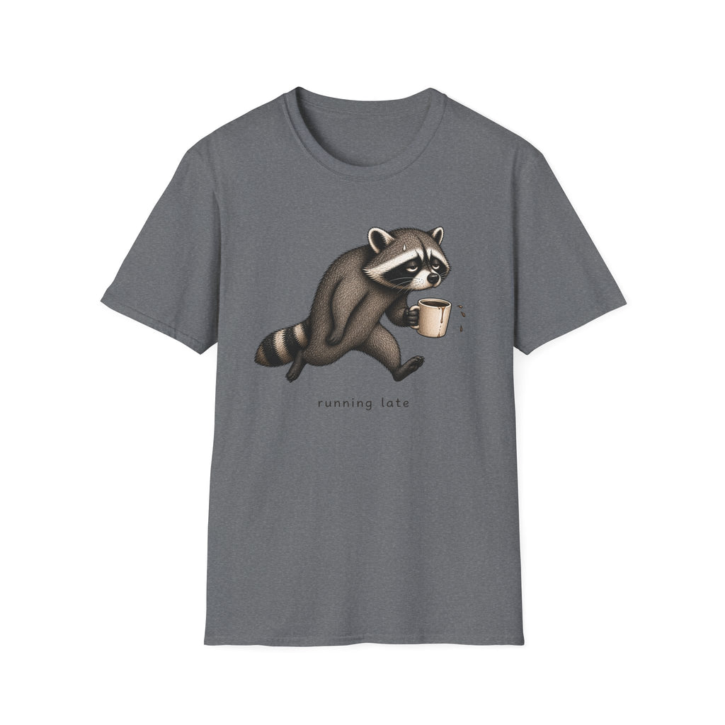Running Late Raccoon T-Shirt