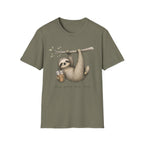 Sloth Hanging with Coffee T‑Shirt