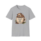 Sloth "Caffeine First, Naps Later" T-Shirt