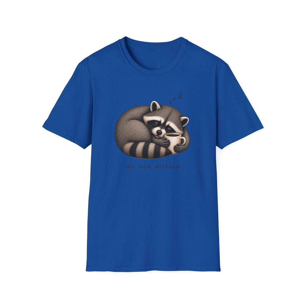 Sleeping Raccoon "Do Not Disturb" T-Shirt
