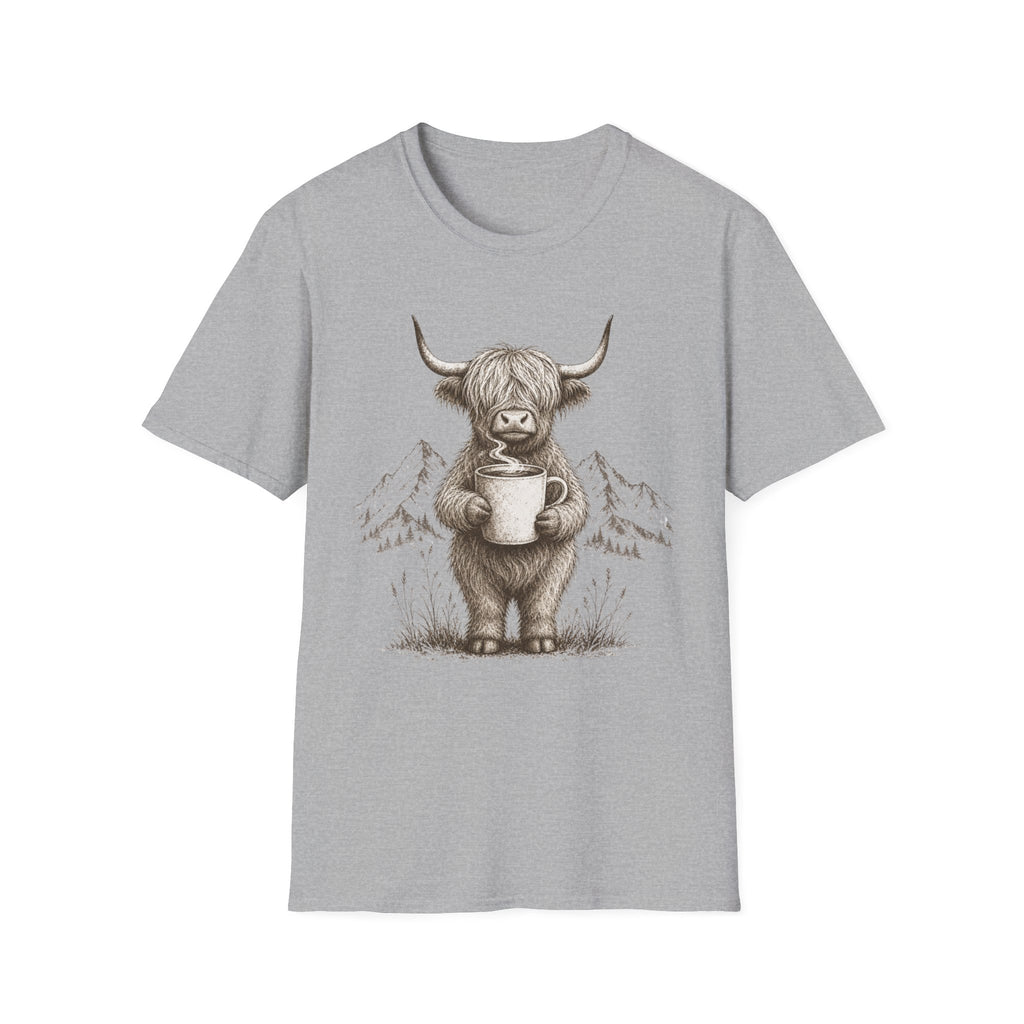 Highland Cow Coffee T-Shirt