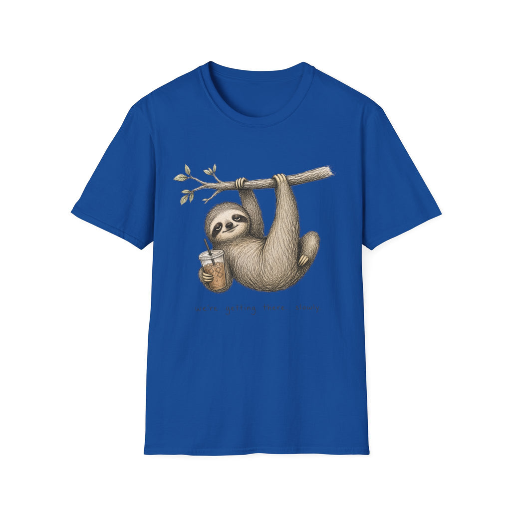 Sloth Hanging with Coffee T‑Shirt
