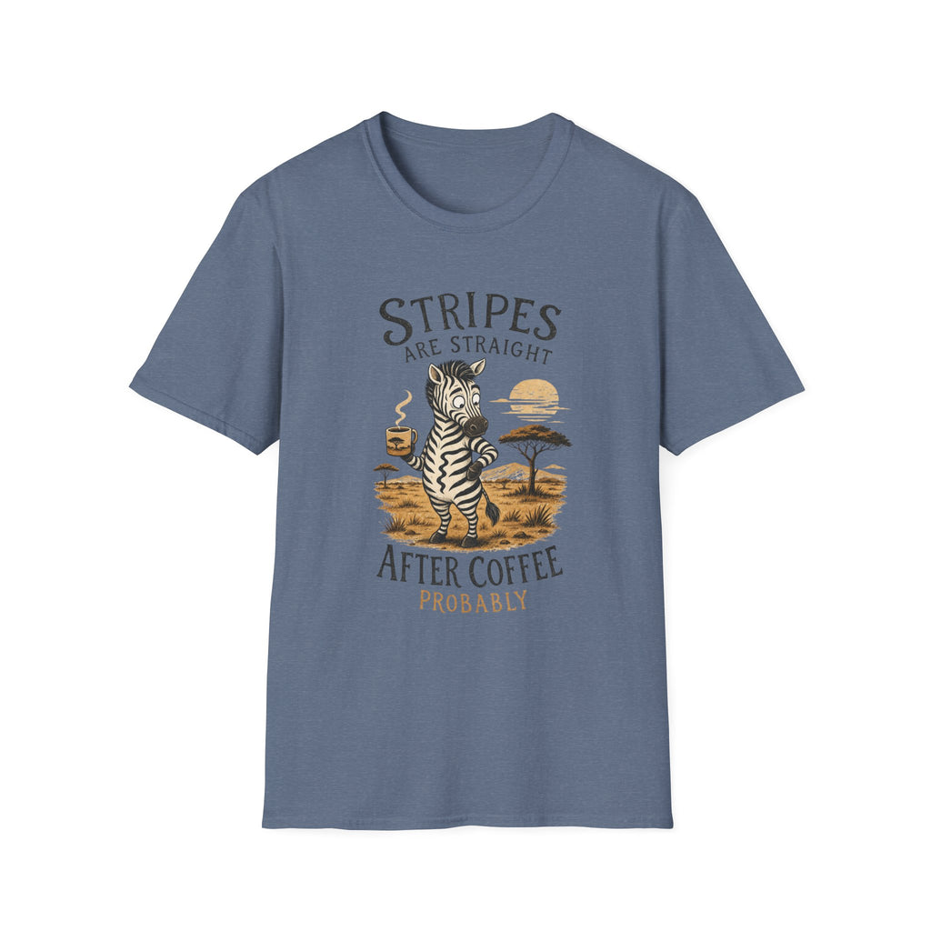 Zebra ‘Stripes Are Straight' T‑Shirt