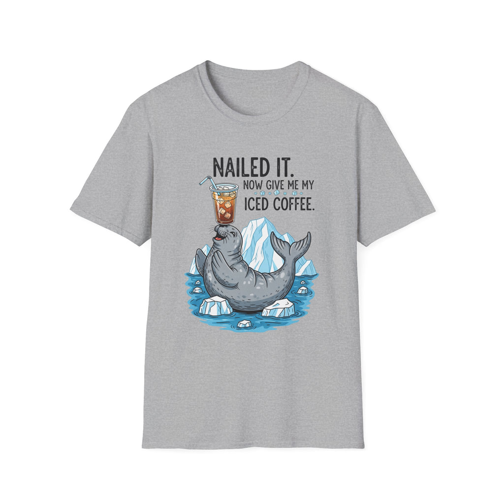Nailed It Seal Iced Coffee T-Shirt