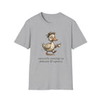 Duck Drinking Coffee T-Shirt