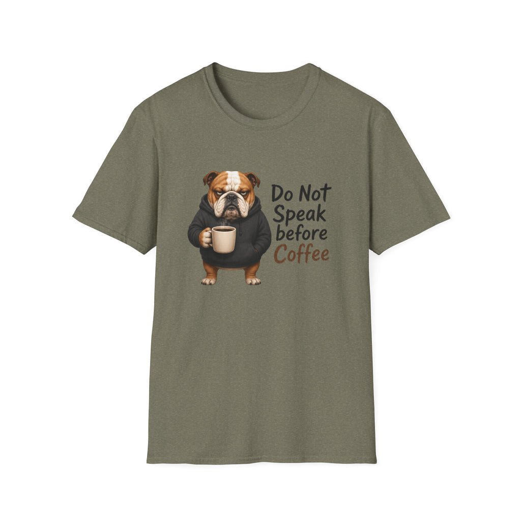 Do Not Speak Before Coffee T-Shirt