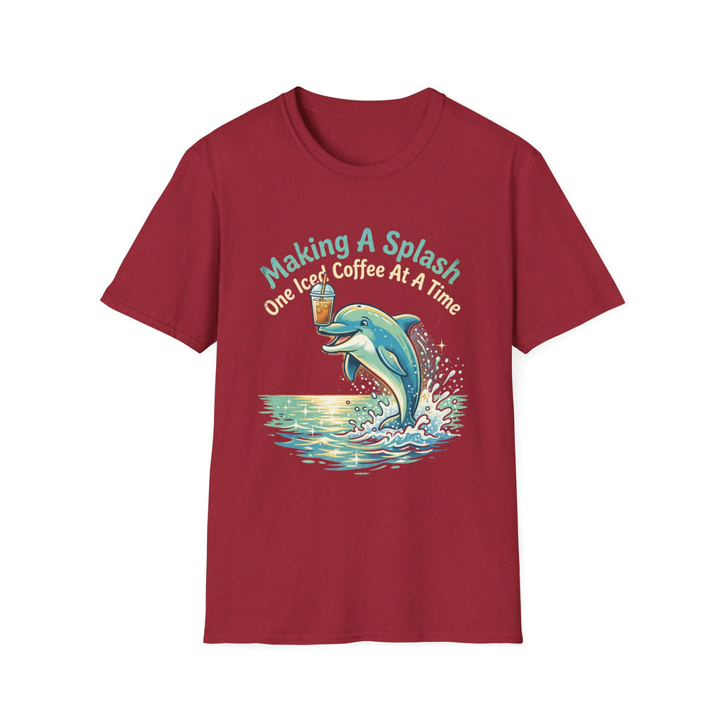 Splash Iced Coffee Dolphin T-Shirt