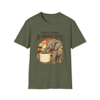 Elephant Morning Coffee T-Shirt
