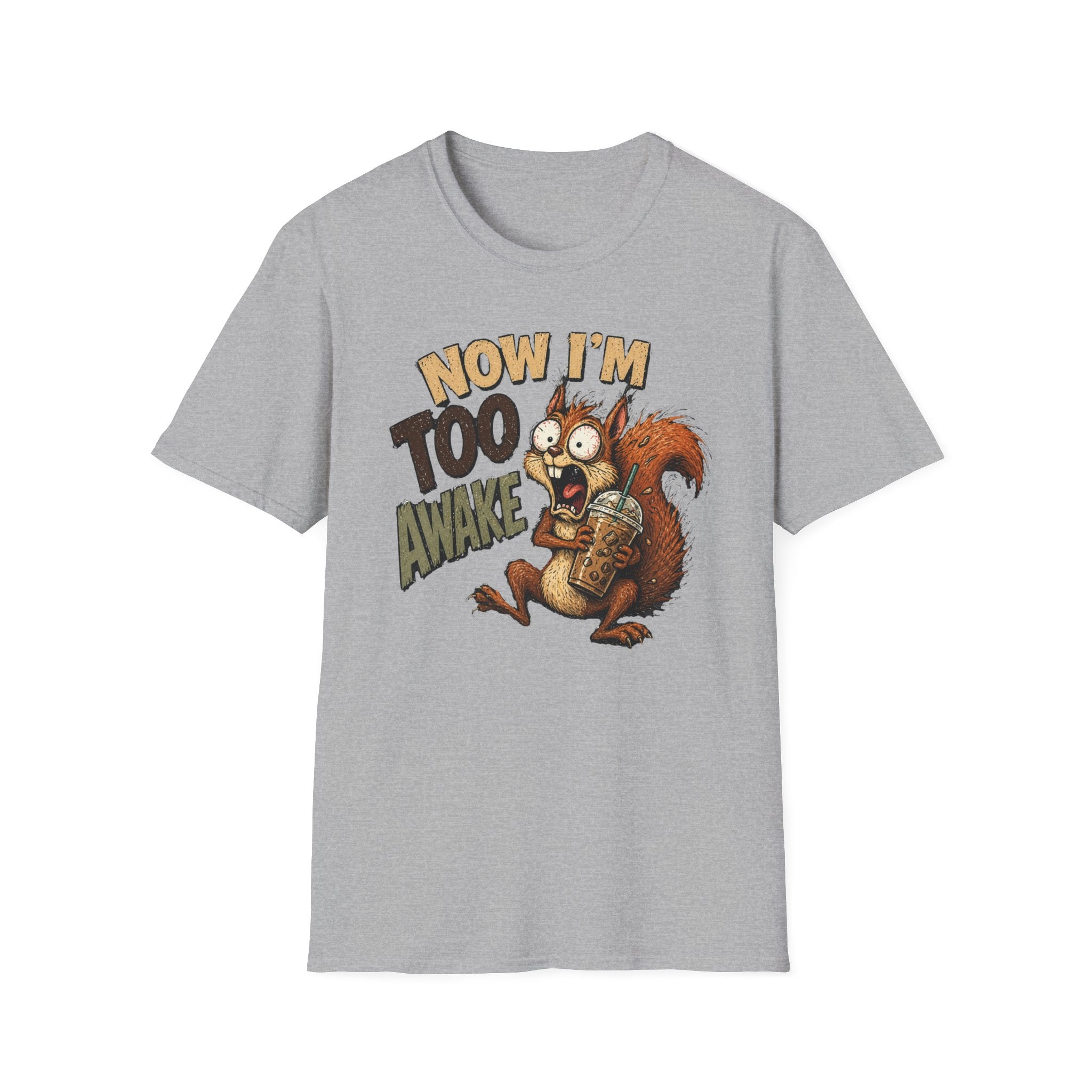 Too Awake Squirrel T-Shirt