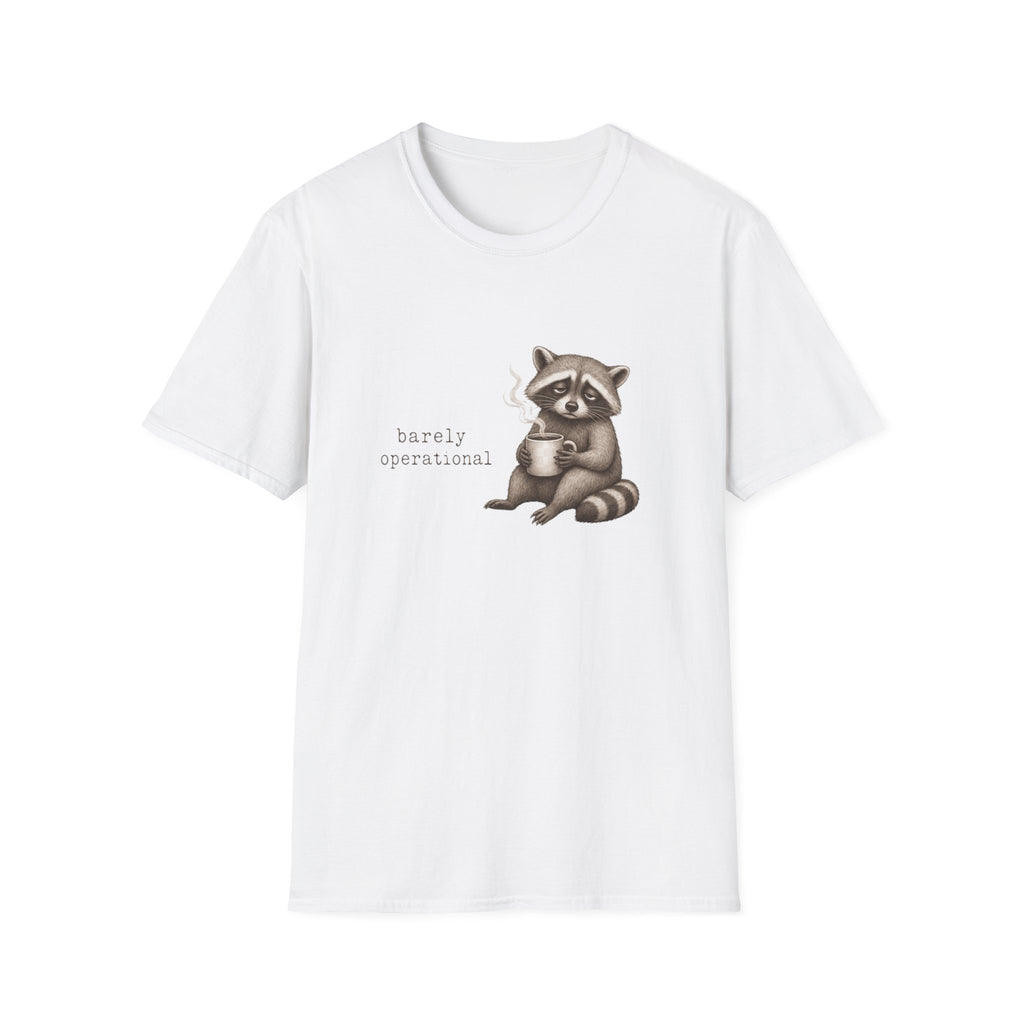 Barely Operational Raccoon T-Shirt