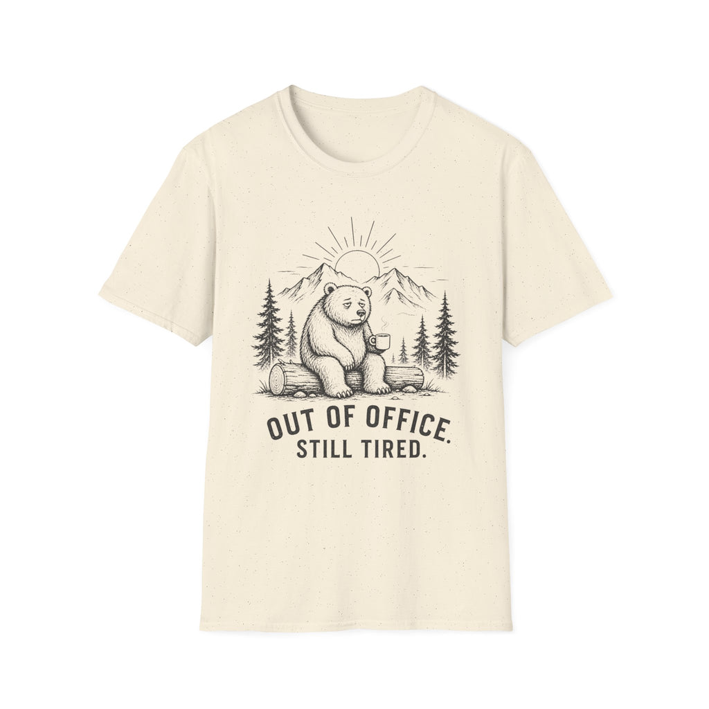 Out of Office, Tired Bear-T-Shirt
