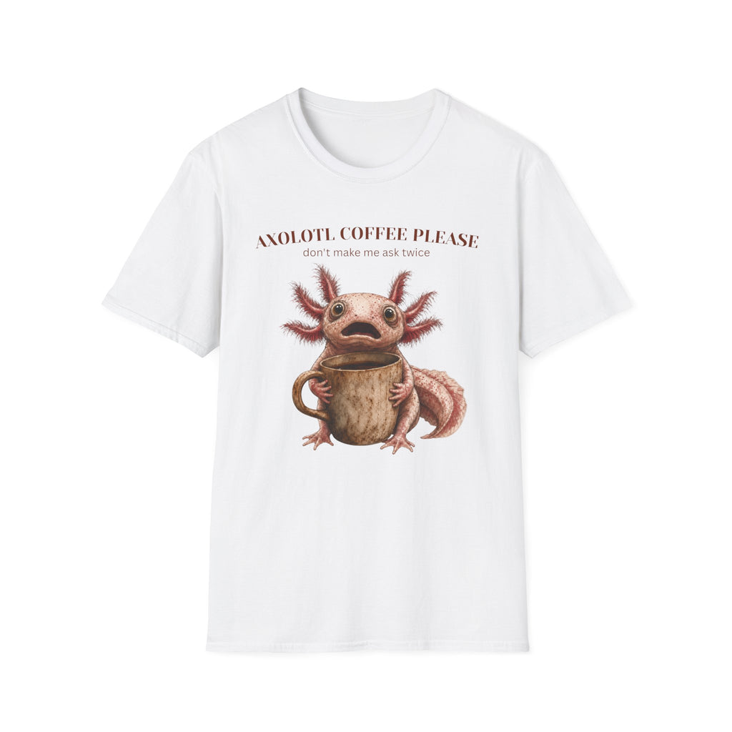 Axolotl Coffee Please T-Shirt