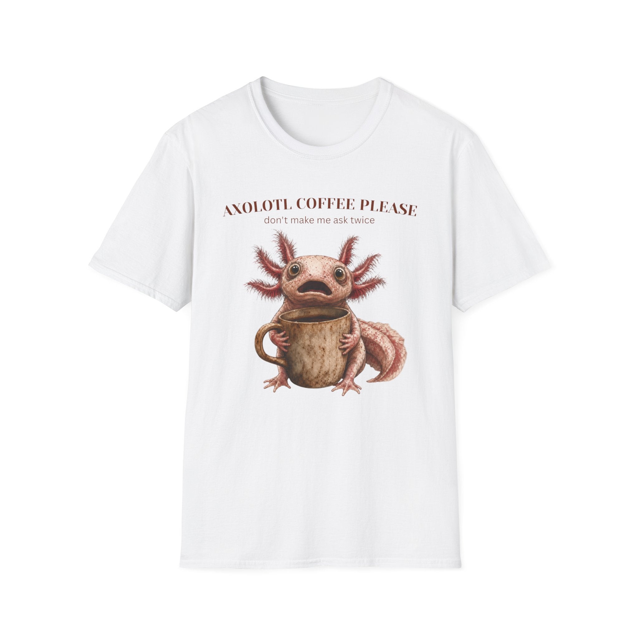 Axolotl Coffee Please T-Shirt