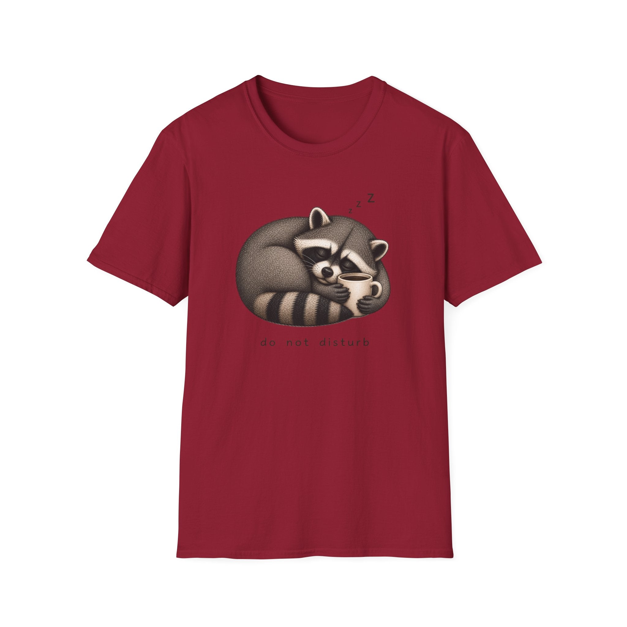 Sleeping Raccoon "Do Not Disturb" T-Shirt