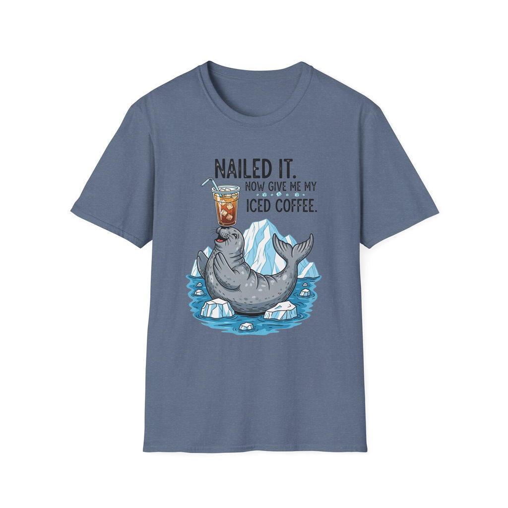 Nailed It Seal Iced Coffee T-Shirt