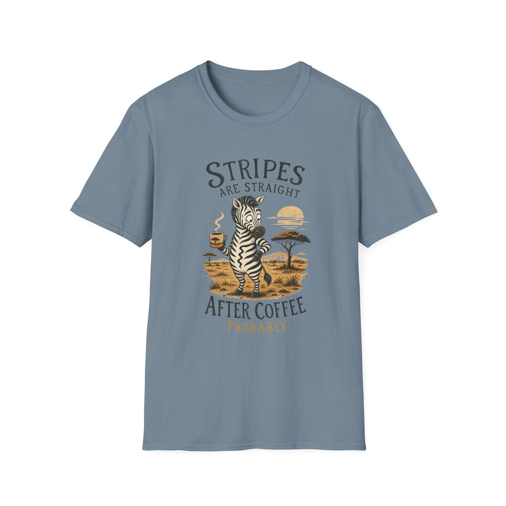 Zebra ‘Stripes Are Straight' T‑Shirt