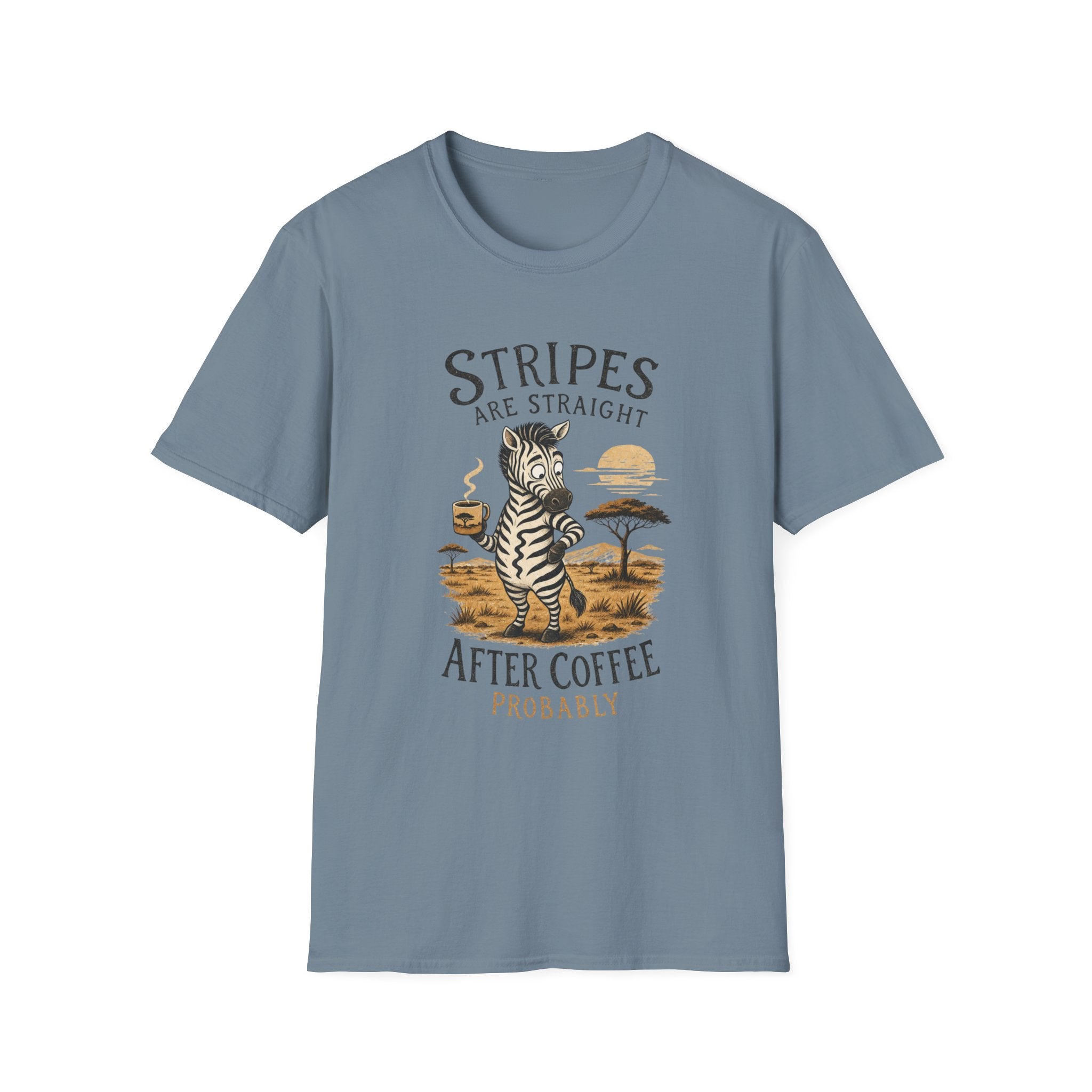 Zebra ‘Stripes Are Straight' T‑Shirt