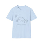 Crab Line Art T-Shirt