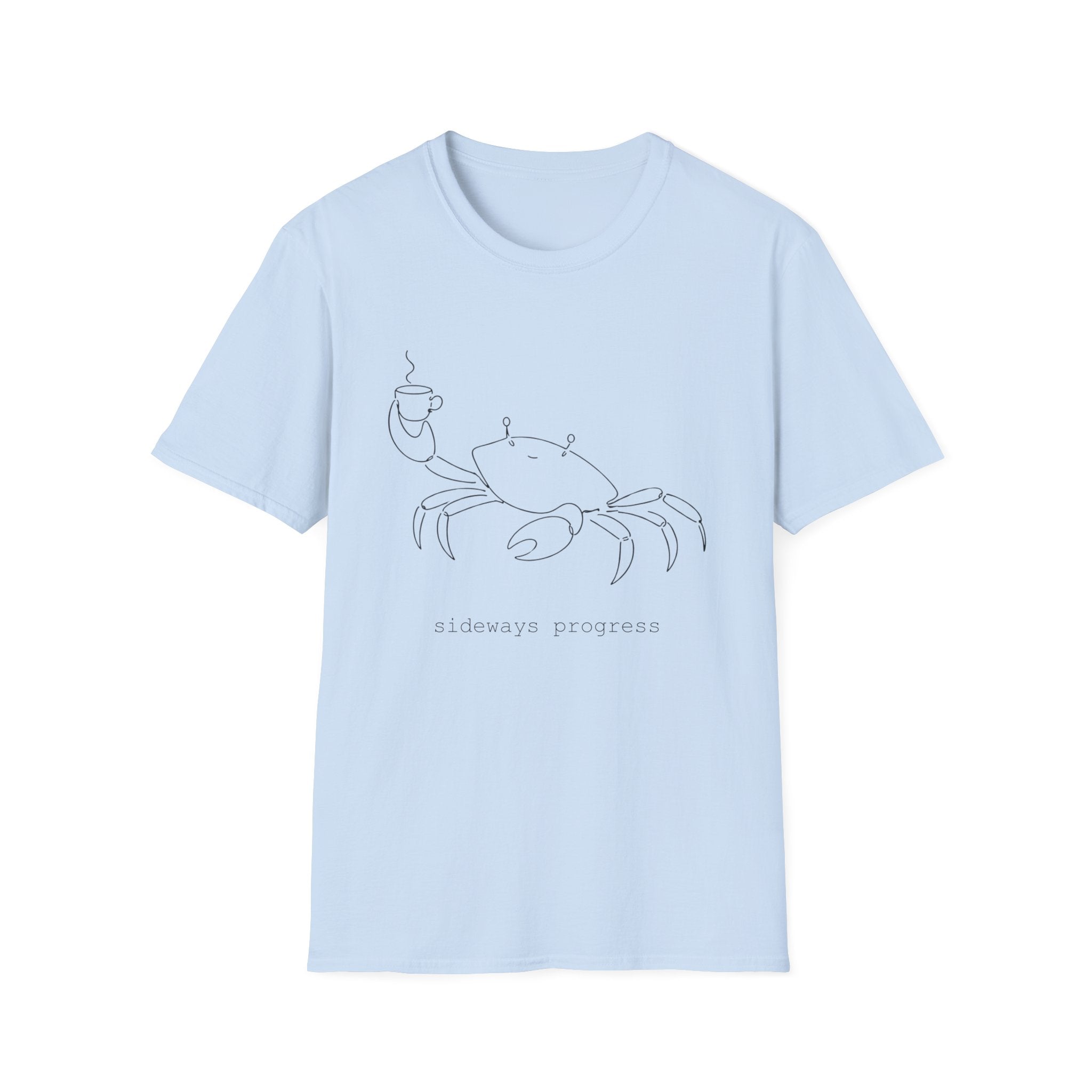 Crab Line Art T-Shirt