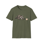 Raccoon 'Send Coffee' T-Shirt