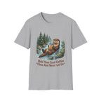 Otter Holding Iced Coffee T-Shirt