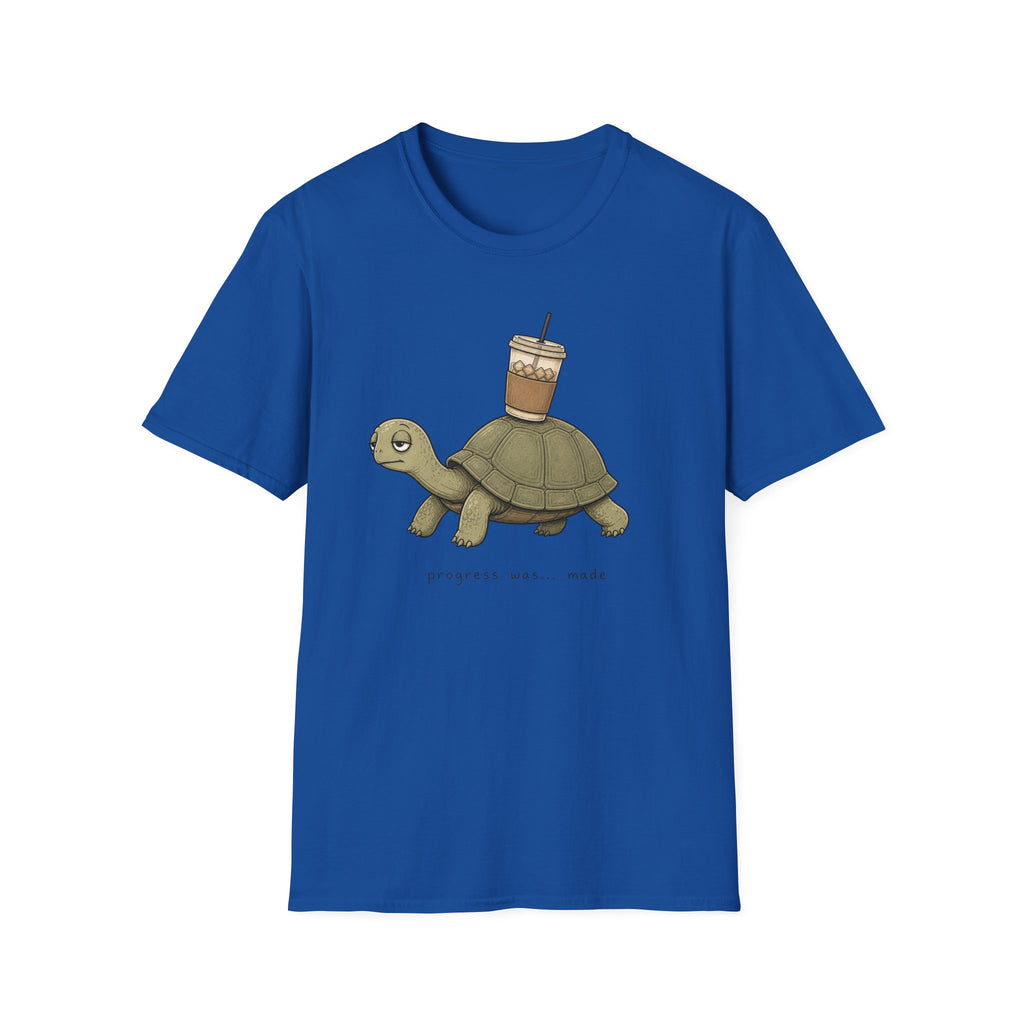Turtle Carrying Iced Coffee T-Shirt