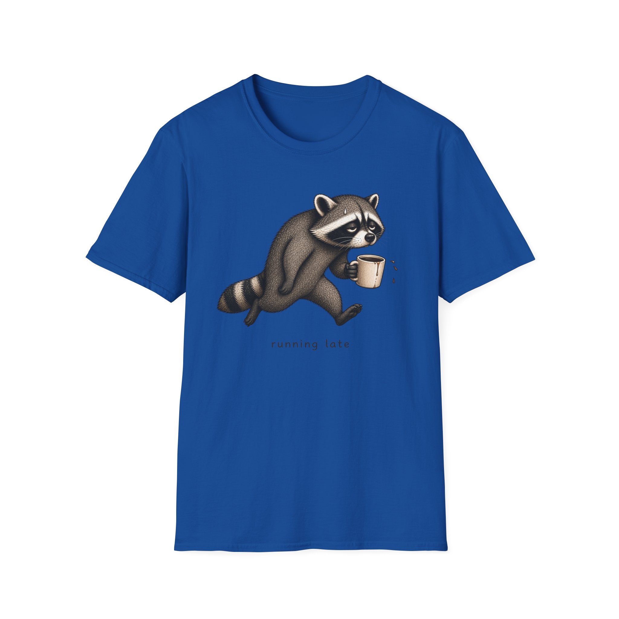 Running Late Raccoon T-Shirt