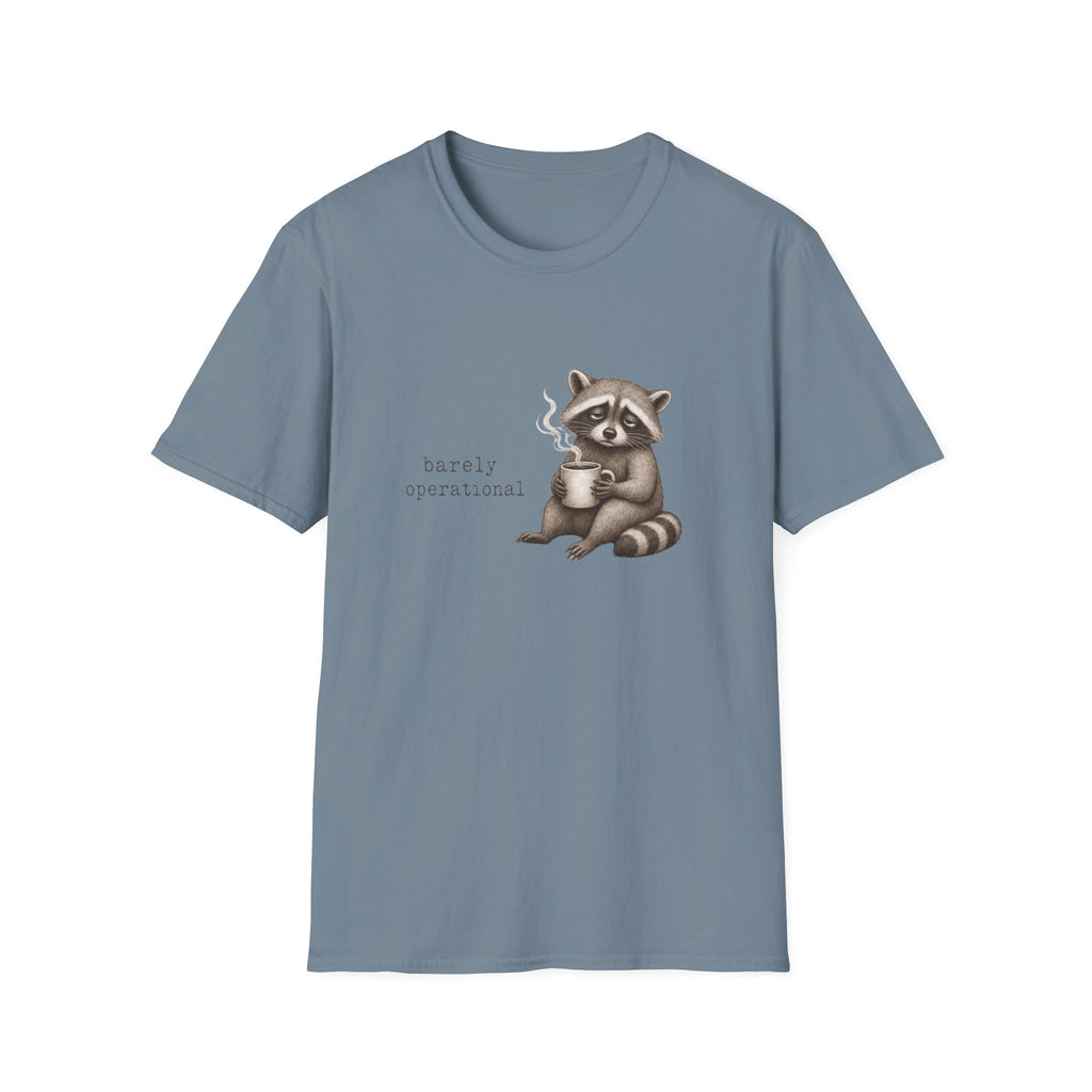 Barely Operational Raccoon T-Shirt