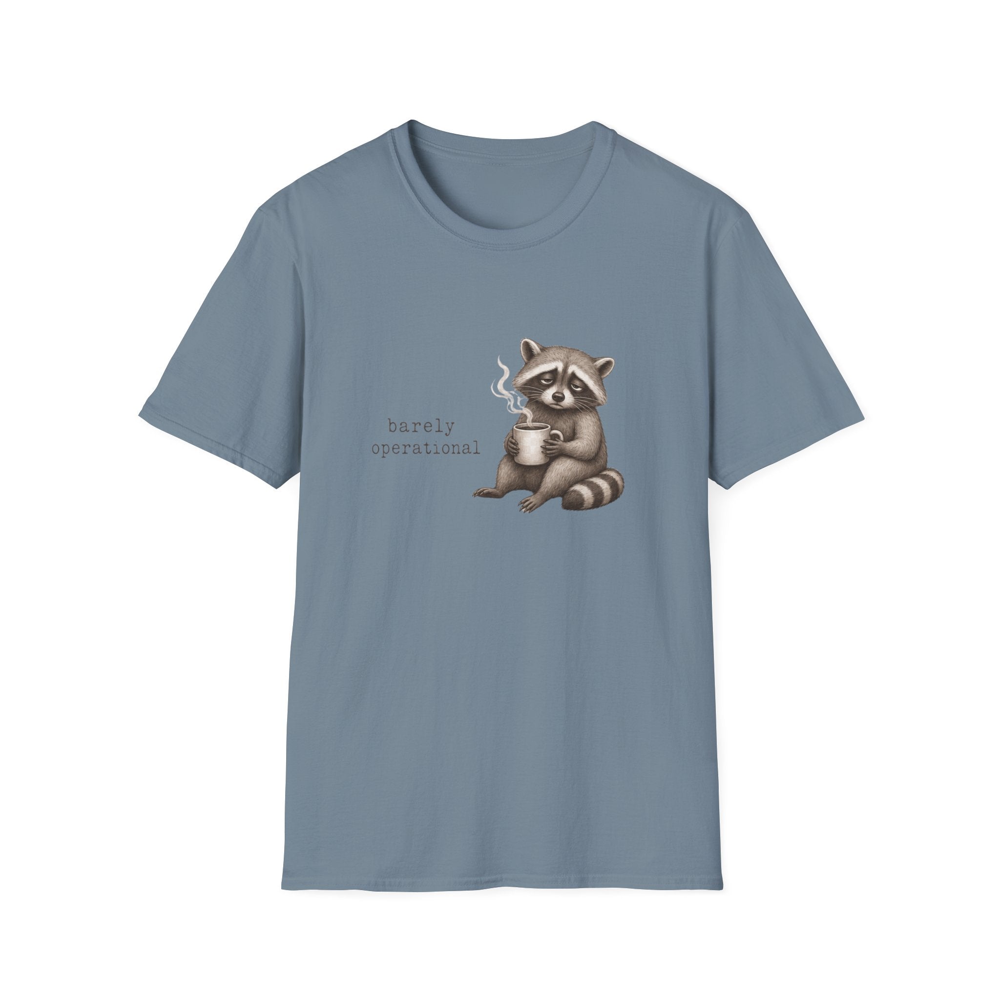Barely Operational Raccoon T-Shirt