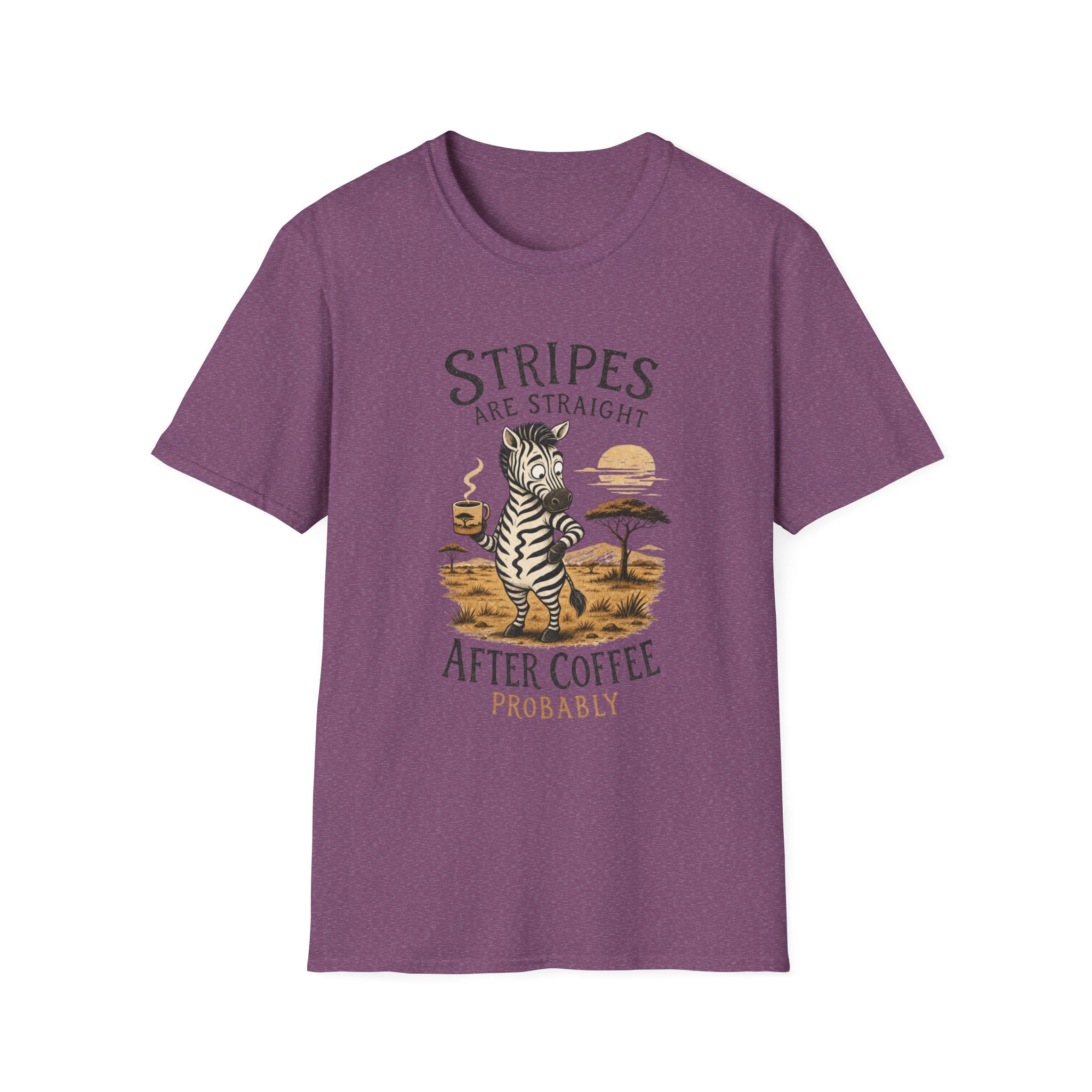Zebra ‘Stripes Are Straight' T‑Shirt