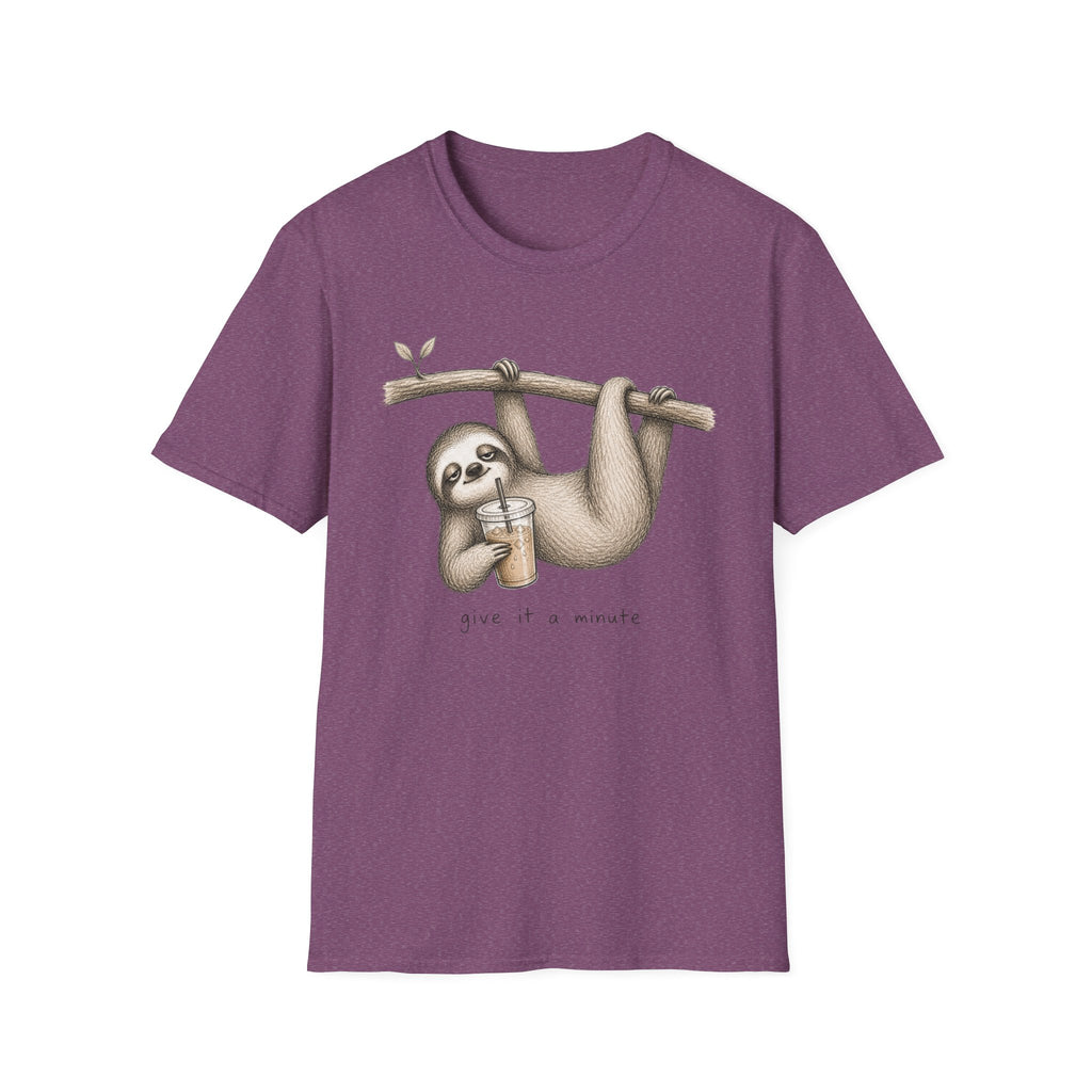 Sloth “Give It A Minute” T‑Shirt