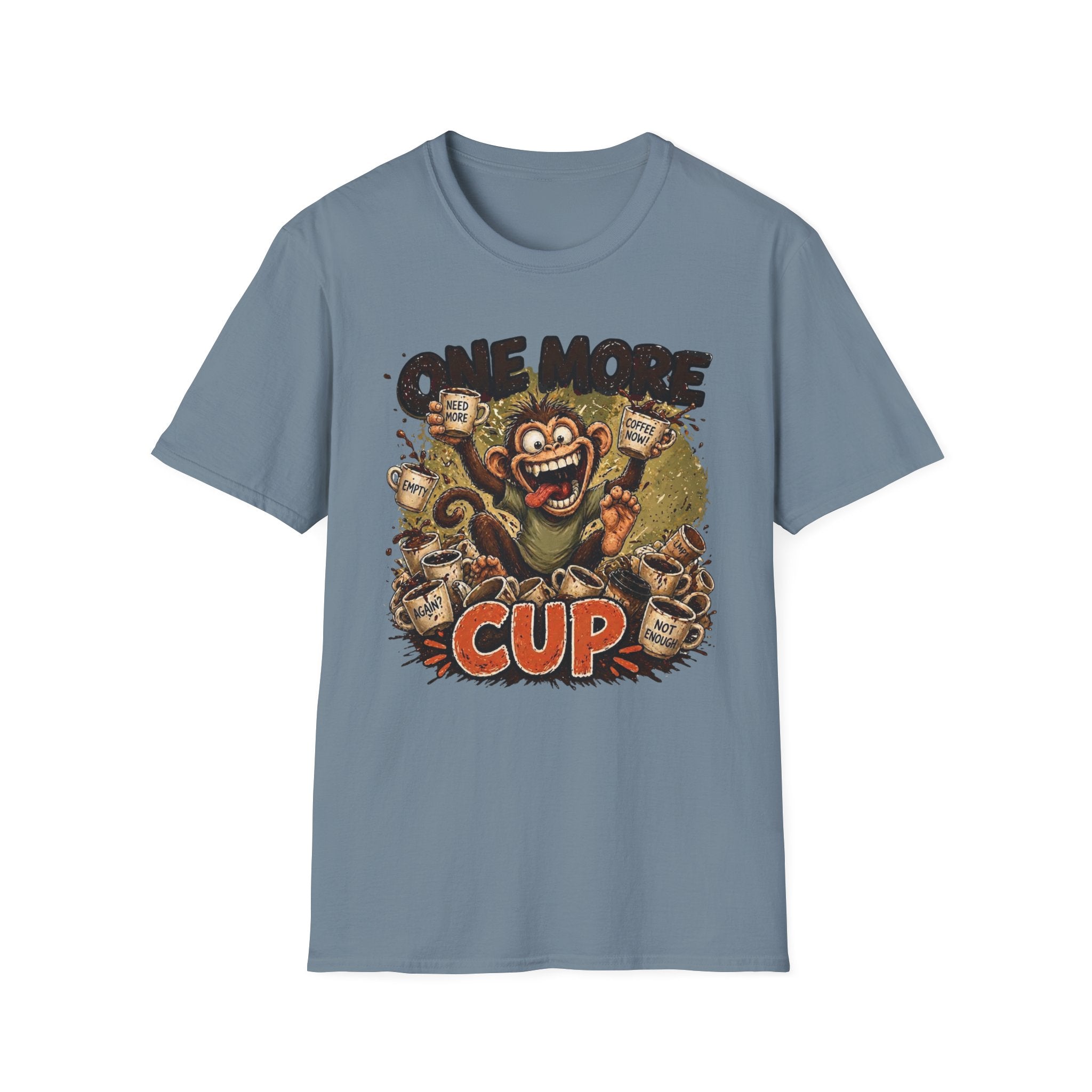 One More Cup Monkey T-Shirt