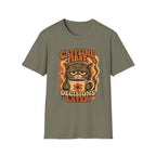 Caffeine First Cat T-Shirt