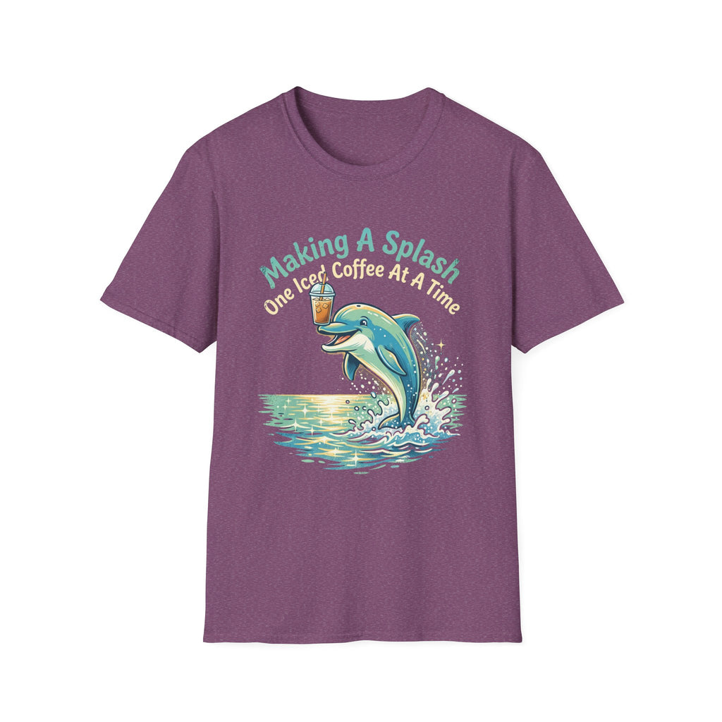 Splash Iced Coffee Dolphin T-Shirt