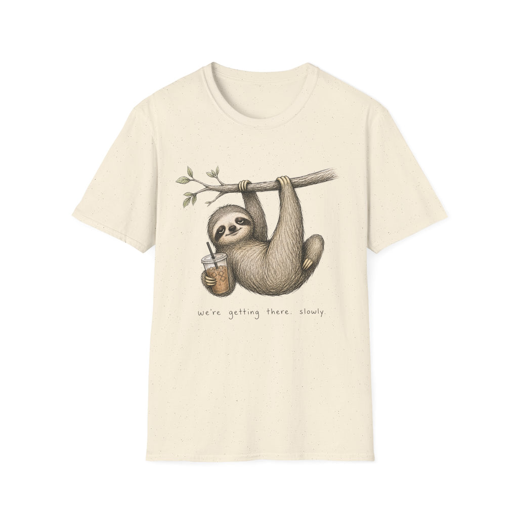 Sloth Hanging with Coffee T‑Shirt