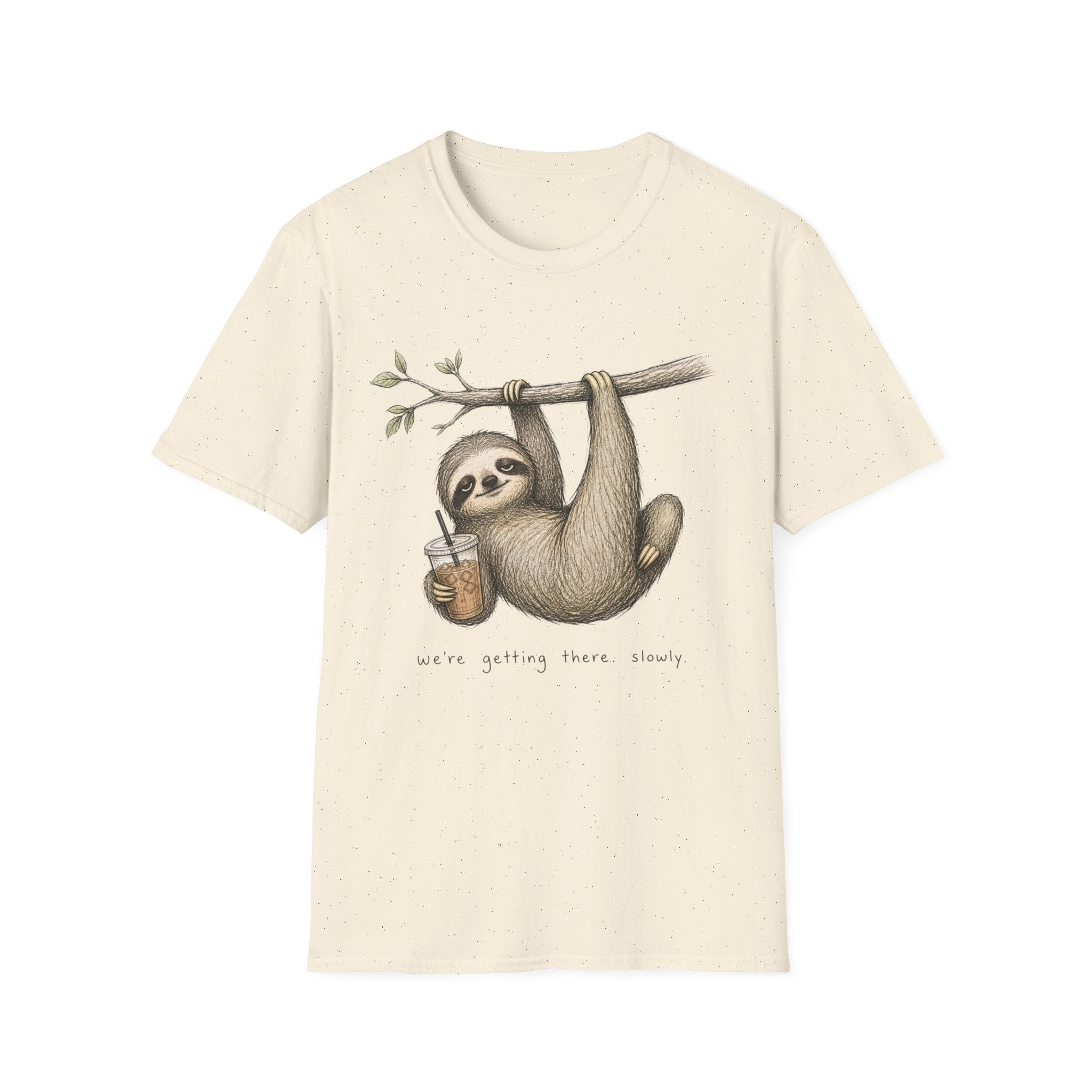 Sloth Hanging with Coffee T‑Shirt