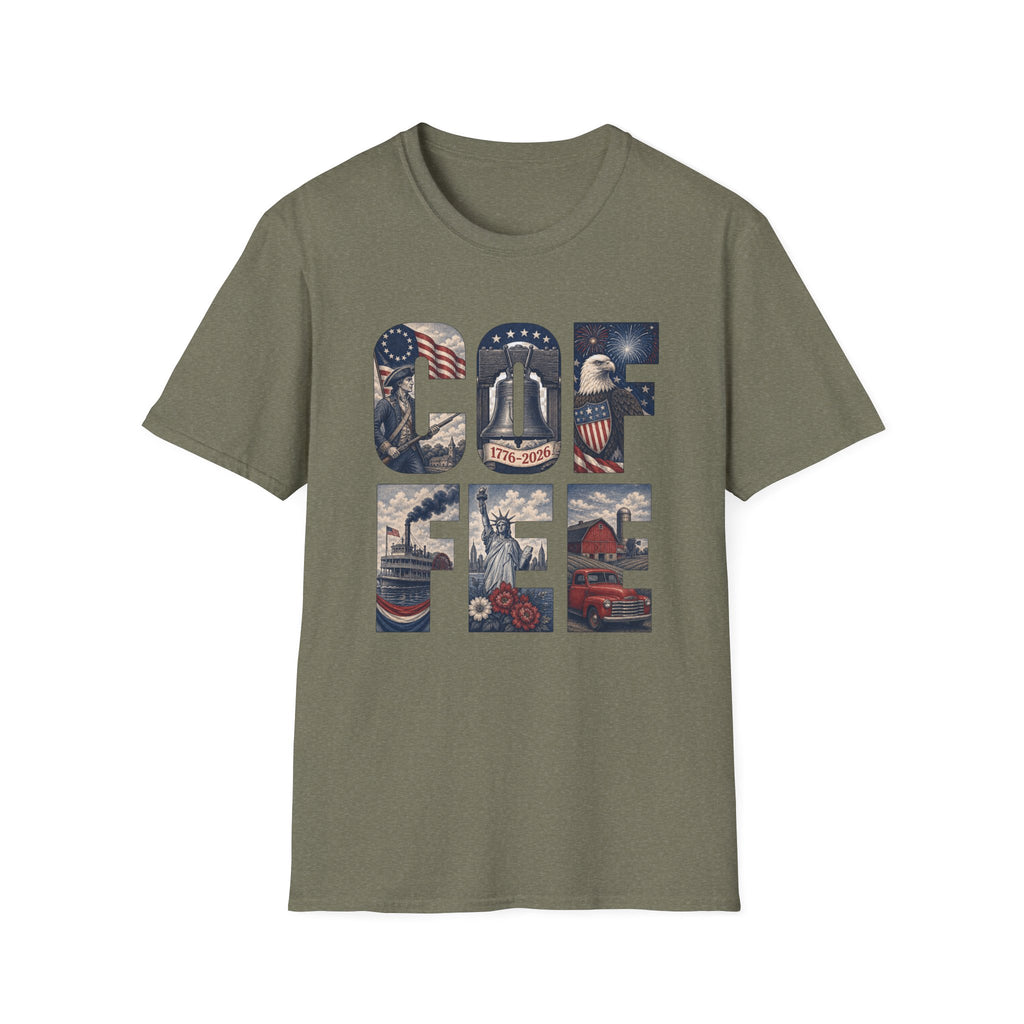 Coffee Patriotic USA T‑Shirt