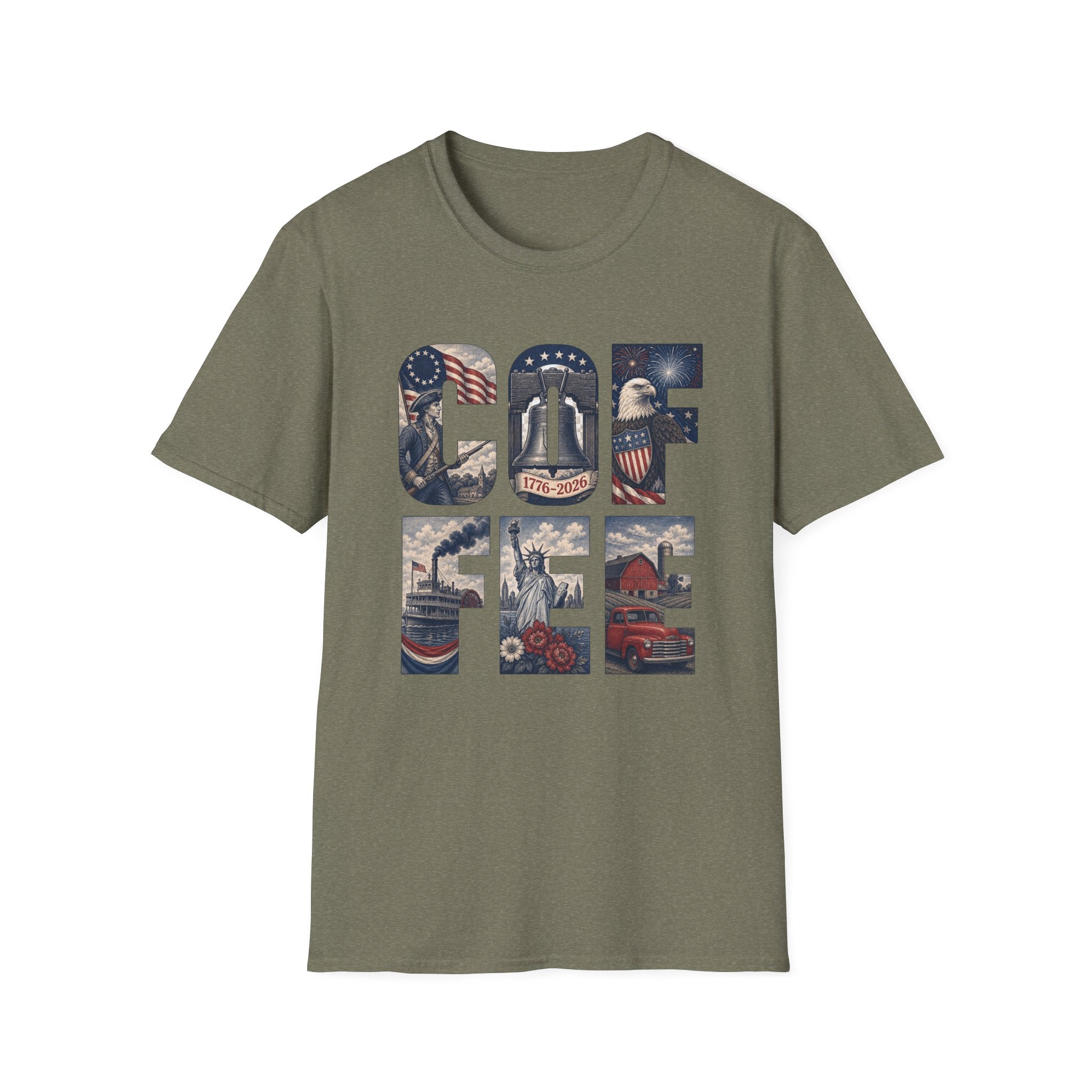Coffee Patriotic USA T‑Shirt