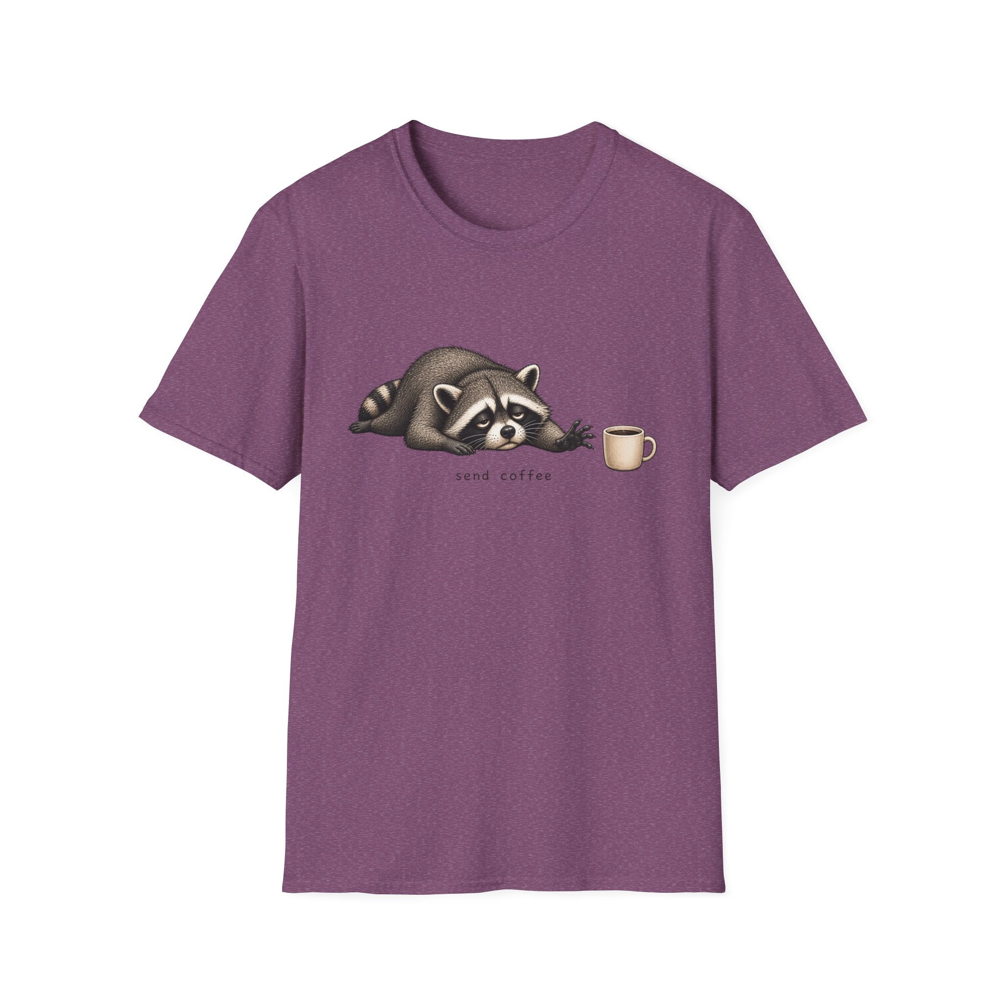 Raccoon 'Send Coffee' T-Shirt