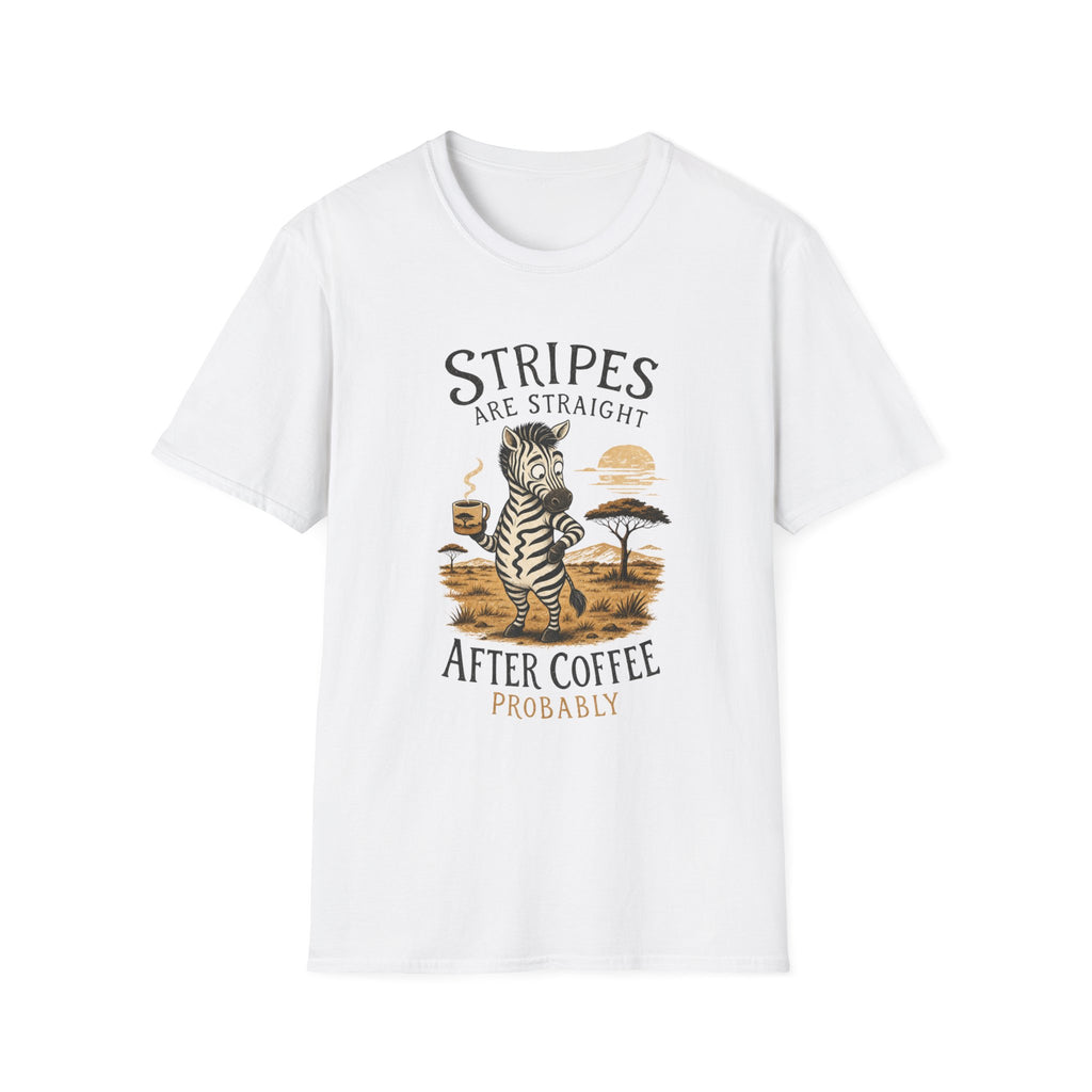 Zebra ‘Stripes Are Straight' T‑Shirt