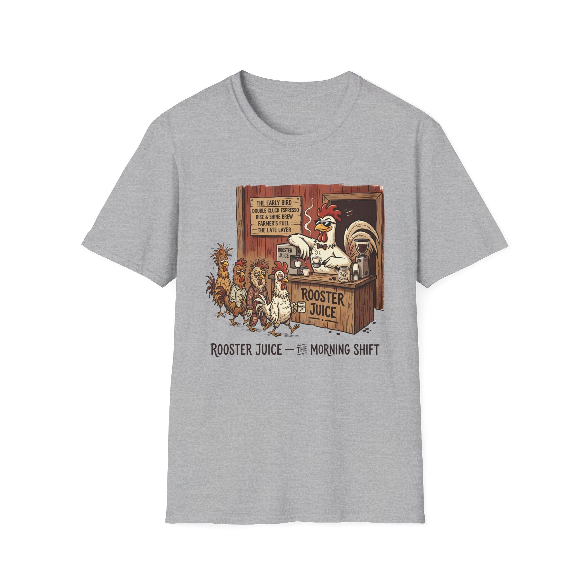 Rooster Juice Morning Shift T‑Shirt