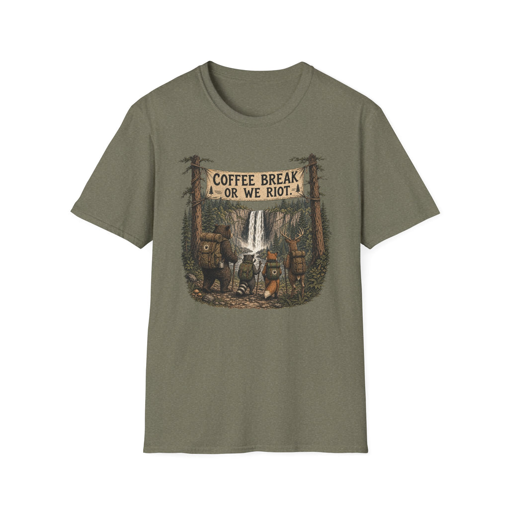 Coffee Break or We Riot T-Shirt