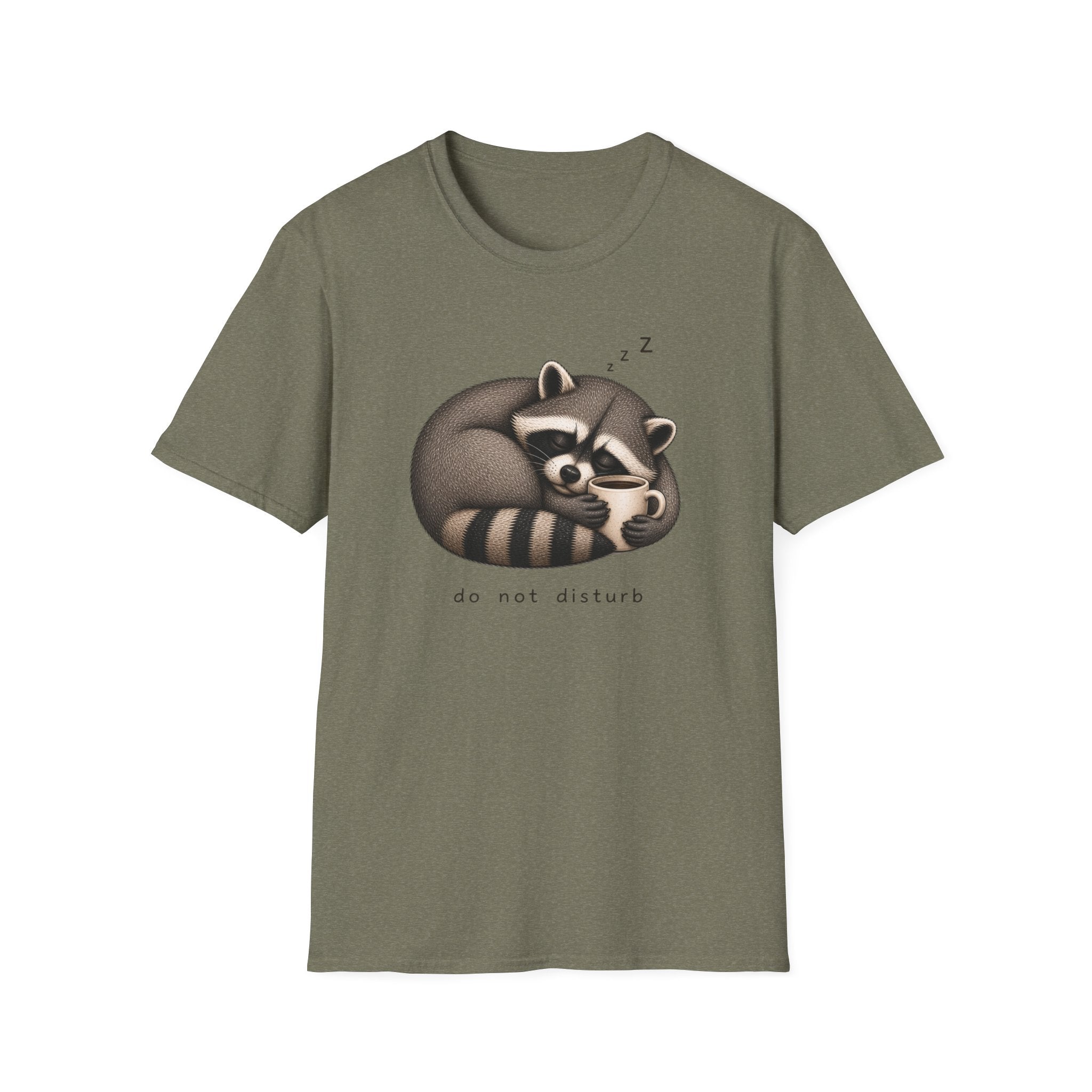 Sleeping Raccoon "Do Not Disturb" T-Shirt