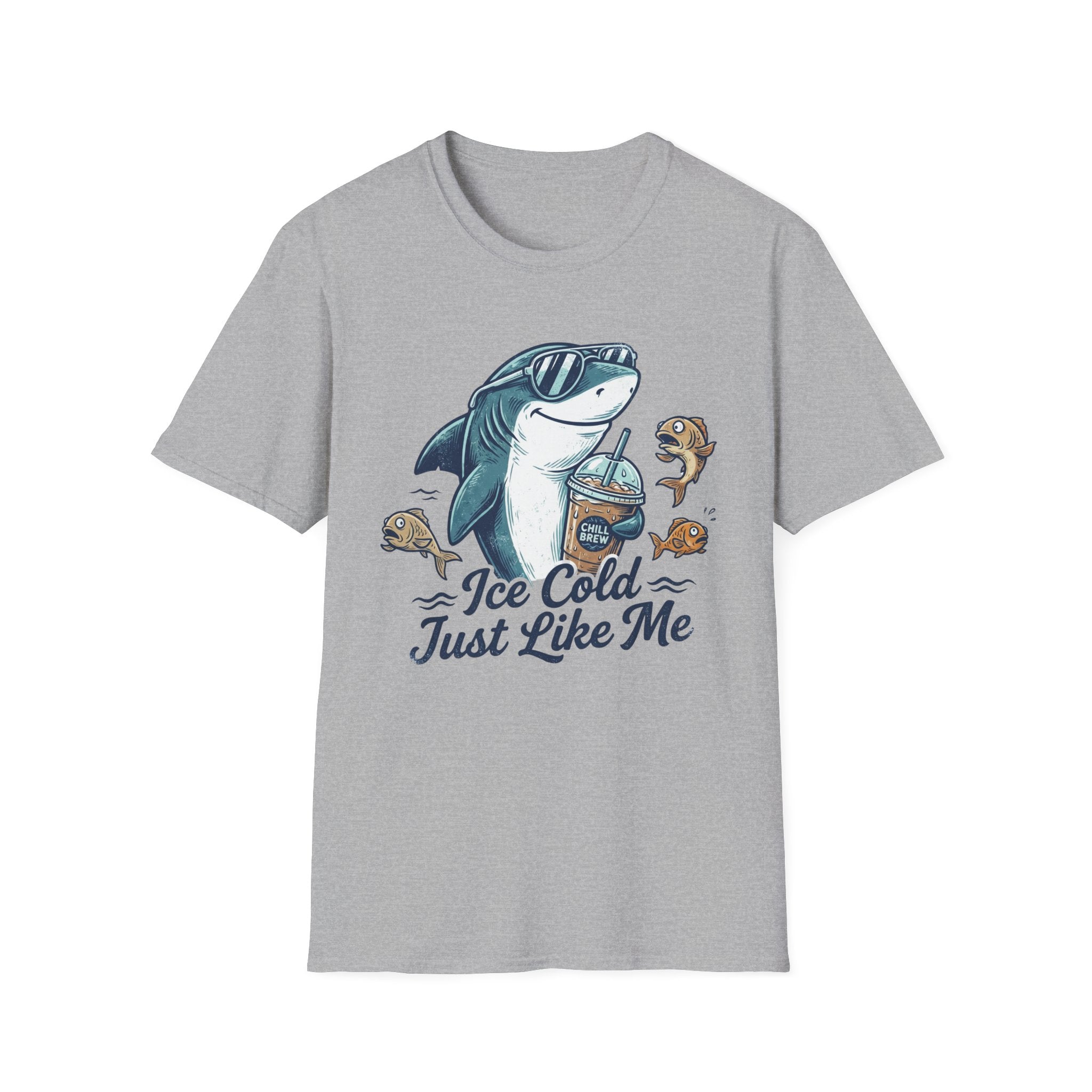 Ice Cold Just Like Me Shark T-Shirt