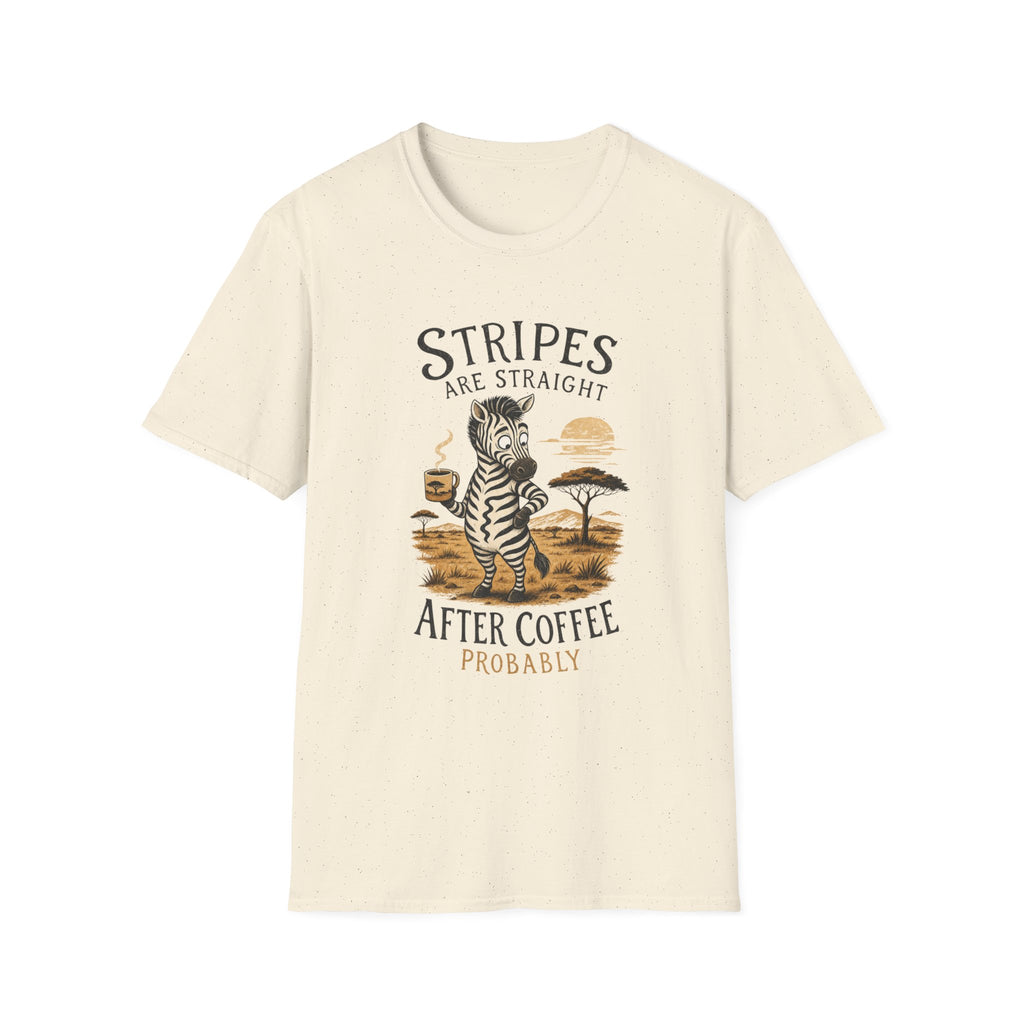 Zebra ‘Stripes Are Straight' T‑Shirt